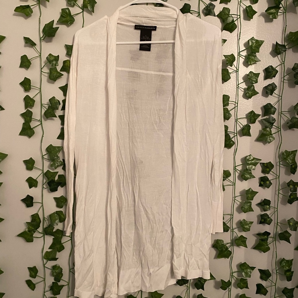 White Cardigan